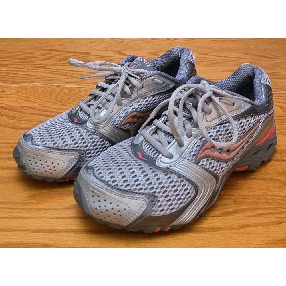 Saucony Grid Cohesion 2 Gray Pink S15007-3 Running Shoes Womenms Size 8.5